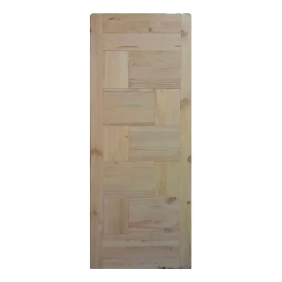 Puerta Pino Radiata Modelo Mosaico 70x200