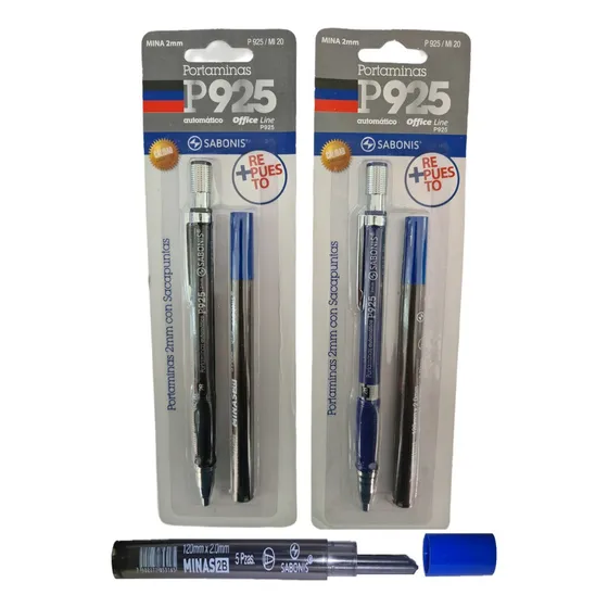Portaminas Sabonis P925 Mas Rep. Con 5 Minas 2mm 2 Blisters