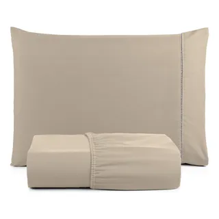 Jogo Lençol Ponto Palito 2 Peças Cama Box Solteiro 400 Fios Jogo Lençol Ponto Palito 2 Peças Cama Box Solteiro 400 Fios
