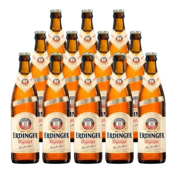 Cerveza Erdinger Weissbier Botella 500 Ml X 12