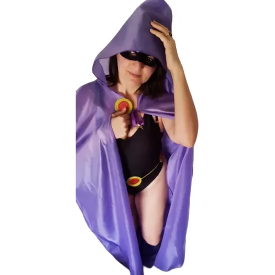 Disfraz De Raven Adulto / Jóvenes Titanes / 
