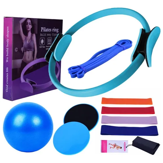 Equipamento De Pilates Para Exercícios Em Casa, Anéis E .