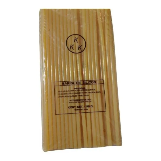 1 Kilo De Silicón Amarillo, Pegamento Extra Fuerte 
