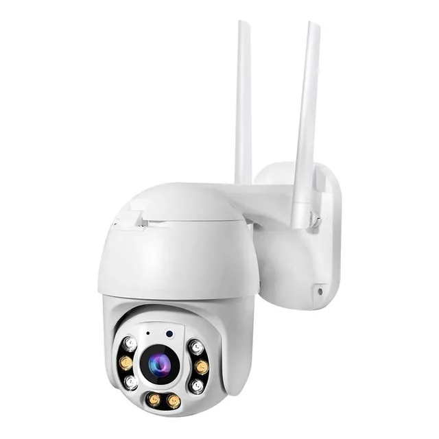Camara Ip Wifi Exterior 1080 Seguridad Microfono Seguimiento