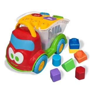 Baby Land Sabidinho Caminhão Formas Encaixe Caçamba Didåtico Baby Land Sabidinho Caminhão Formas Encaixe Caçamba Didåtico