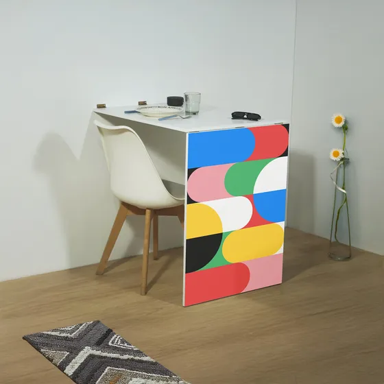 Mueble Desayunador Mesa Plegable Cuadro
