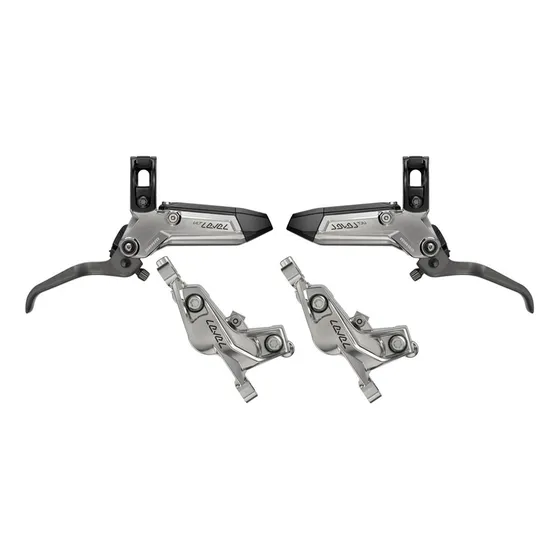 Par Freio Disco Sram Level Ultimate Stealth 2 Pistões Cromo