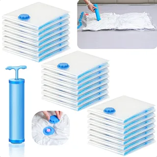 Kit 10 Saco A Vacuo Viagem Mala Organizador Embalagem Com Bomba Casasonho Kit 10 Saco A Vacuo Viagem Mala Organizador Embalagem Com Bomba Casasonho