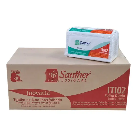 Papel Toalha Interfolha Inovatta F.dupla Extra Iti02 C/2400