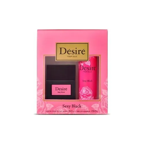 Desire Sexy Black Edt 50+deo 150 Ml. - Farmashop