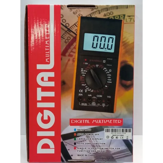 Tester Multimetro Digital Dt9205a 32 Posiciones Otiesca