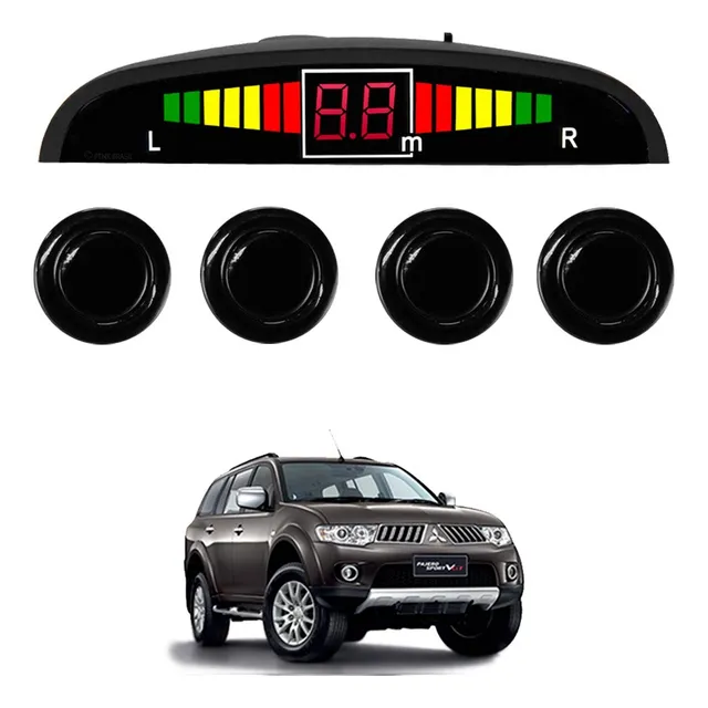 Sensor De Ré Estacionamento Preto Pajero Dakar 2009 2010