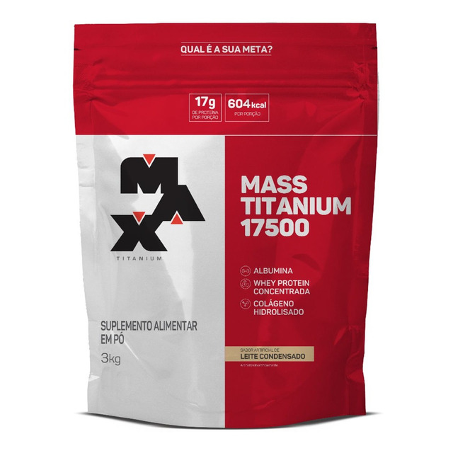 Suplemento En Pó Max Titanium Carboidratos Sabor Leite Condensado X 3kg Suplemento En Pó Max Titanium Carboidratos Sabor Leite Condensado X 3kg