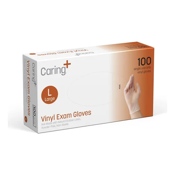 Guantes De Exámenes De Vinilo (pequeño, 100ct,) T78sj