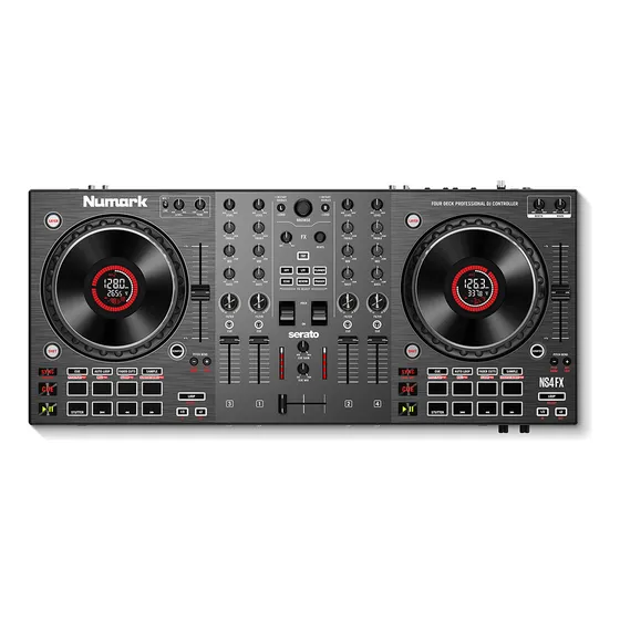 Controladora De 4 Decks Numark Ns4fx + Bag Envio Já 