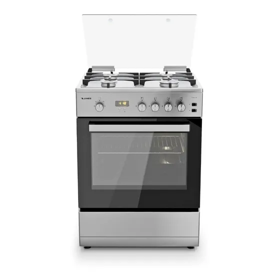 Cocina Gas James C26a Inox Grill Termocupla Seguridad Envios