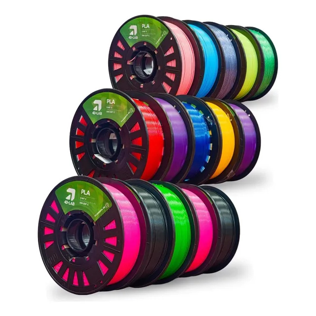 Filamento 3d Pla+ Alta Velocidad Y Calidad Premium Pack  X15