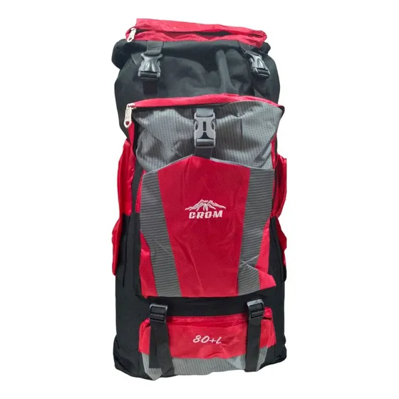 3 Morral Mochila Montañera Crom De 80 Litros 