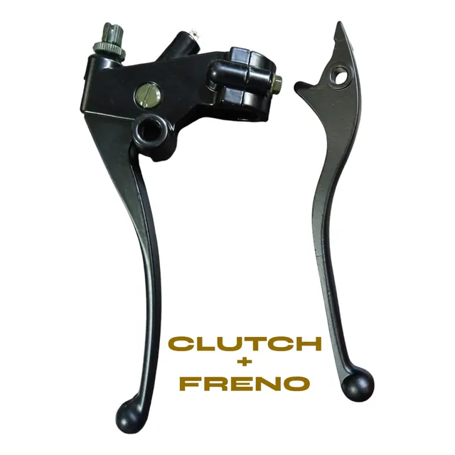 Leva Con Base Clutch Croche + Freno Moto Jaguar 150 Sbr