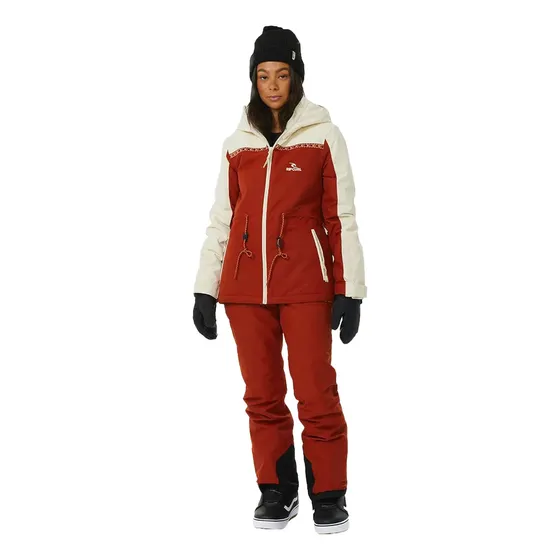 Campera  Rip Curl Snow Mujer Series Betty Ladrillo Crudo Cli