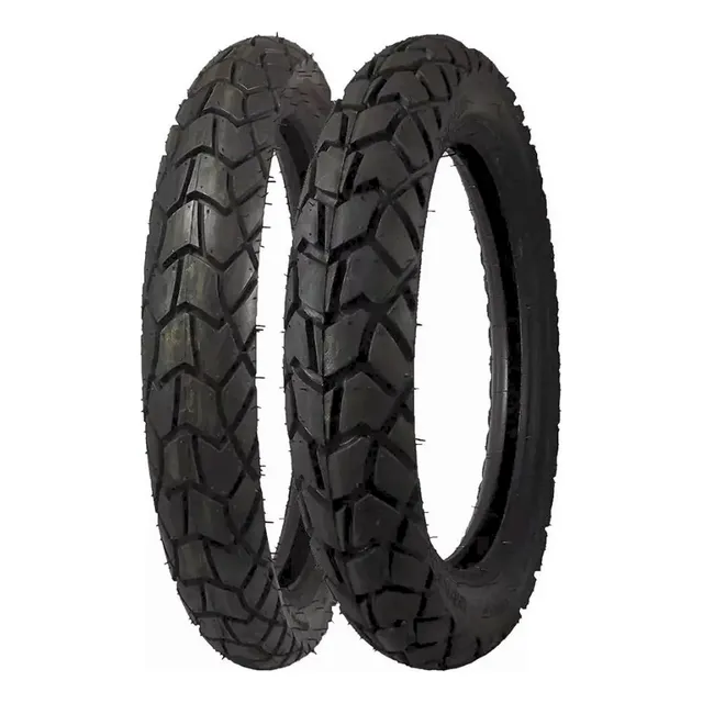 Jogo Pneu Moto Maggion Viper 90/90-21 54t + 120/80-18 62t Tt