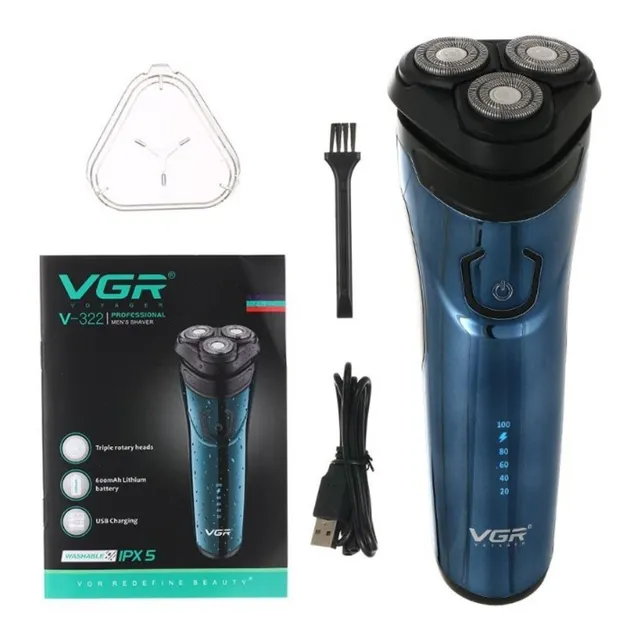 Maquina Afeitar Inalámbrica Vgr Profesional Mens Shaver V322