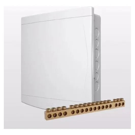 Quadro Distribuição Emb. 12/16 Disjuntor C/barramento Tigre