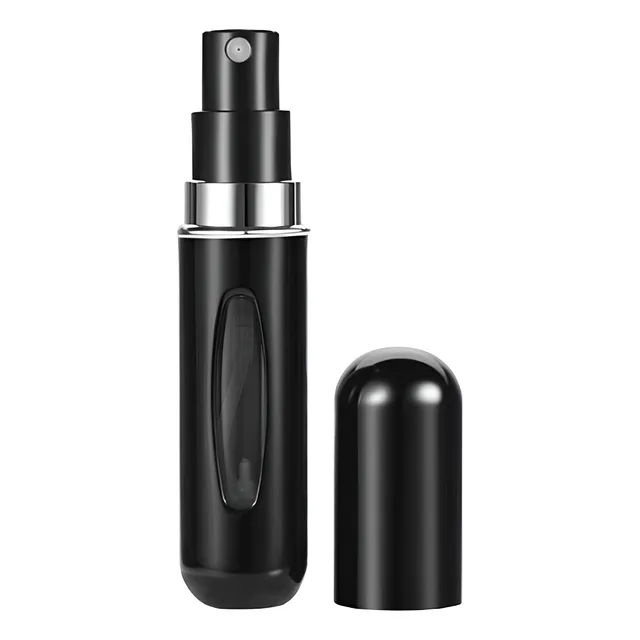 Atomizador Botella 5ml Recarga Perfume Portatil Negro - D981