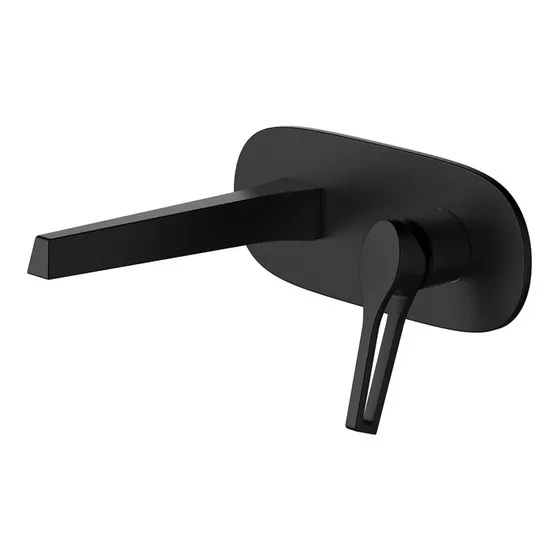 Grifo Lavabo Baño Laton Macizo Montado Pared Mezclador Para