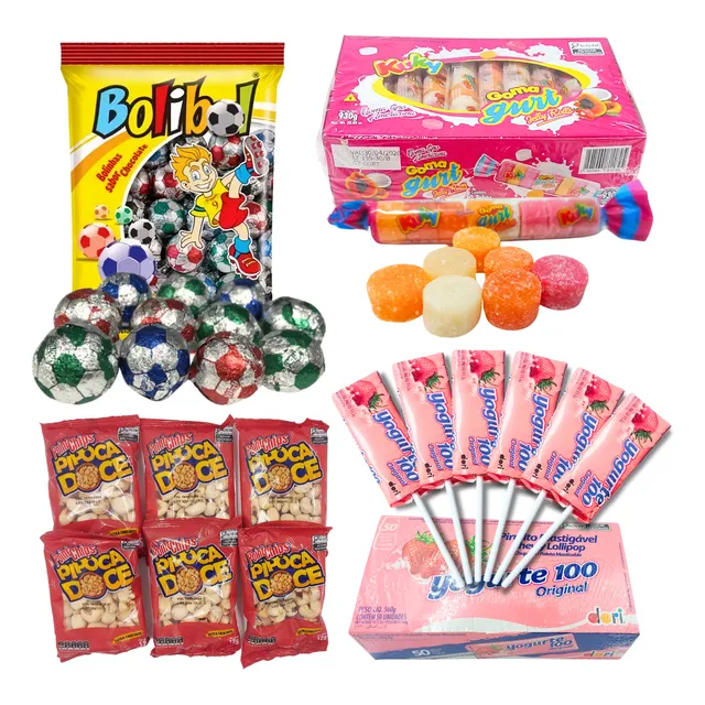 Kit 20 Sacolinha Surpresa Doces Mini Brinquedo Festa Mimos