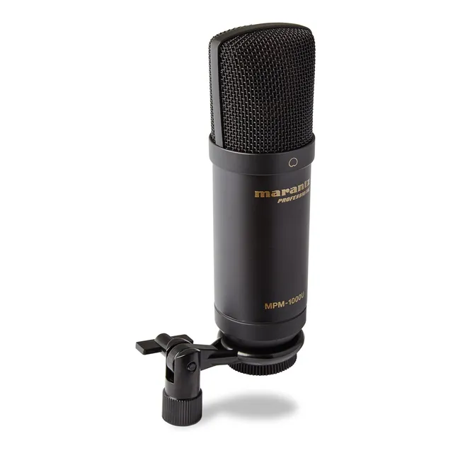 Marantz Professional Mpm-1000u | Microfono De Condensador Usb De Diafragma Grande Para Podcasting Y Grabacion, Incluido 