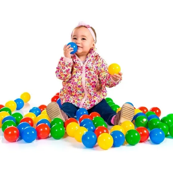 Kit 50 Unidades Bolinhas Coloridas Infantis Para Piscina