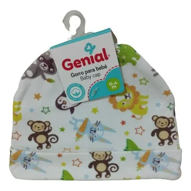 Gorro Estampado Niños Bebés Algodon