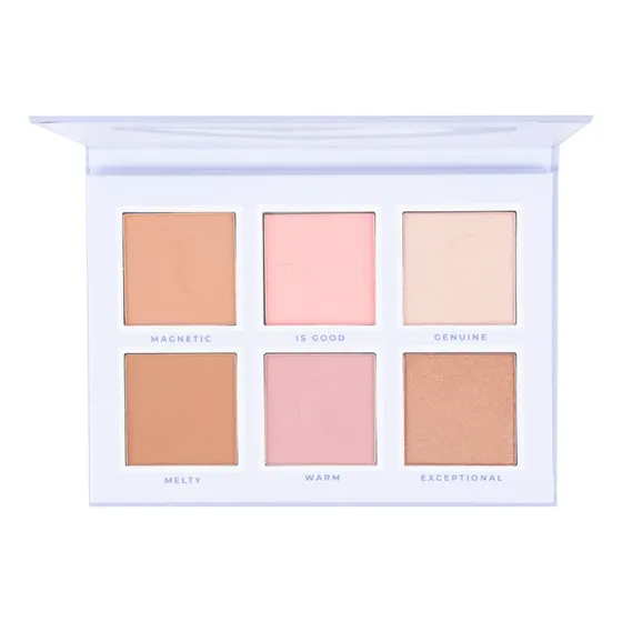 Paleta Multifuncional Pó, Blush E Iluminador Feels Mood