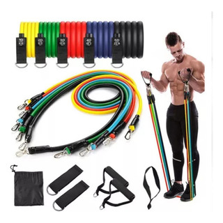 Kit 11 Elástico Extensor Treino Academia Exercícios Em Casa Kit 11 Elástico Extensor Treino Academia Exercícios Em Casa