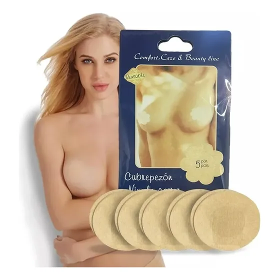 100 Adesivo Tapa Mamilo Protetor Bico Aureola Atacado Kit