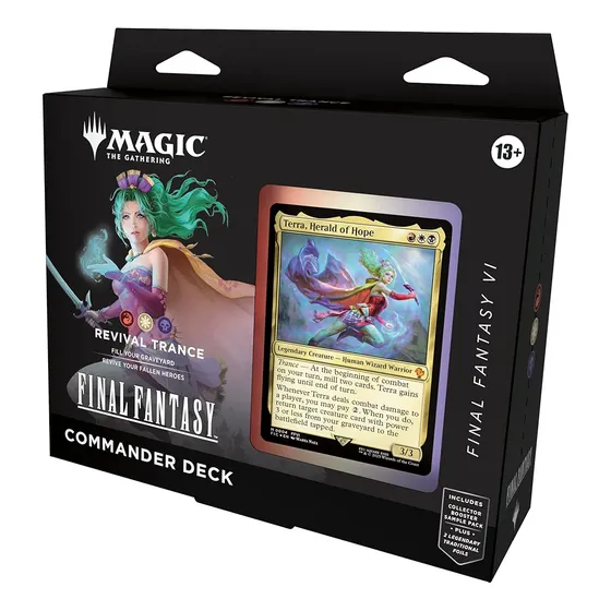 Magic Mtg Final Fantasy Commander Deck Revival Trance Inglés