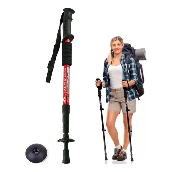 Baston De Senderismo Trekking Plegable Caminar Aluminio