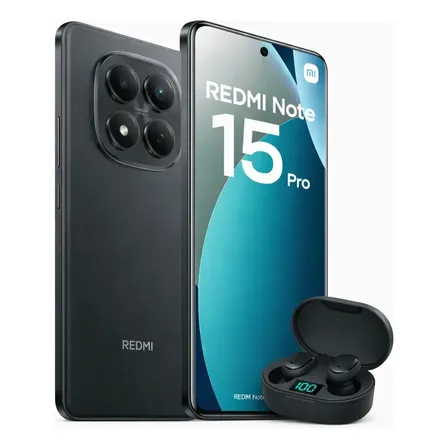 Xiaomi Redmi Note 15 Pro 5g 256gb Nfc Global 8ram +brinde Preto