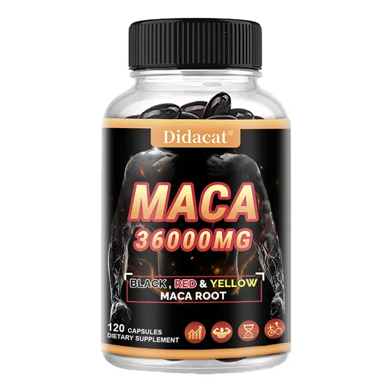 Píldoras Energéticas Didacat Maca 36000 Mg Para Hombres, 120