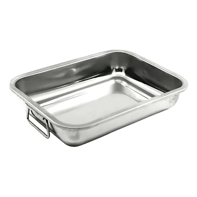 Bandeja Asadera Budinera Acero Inoxidable Profunda 30x40