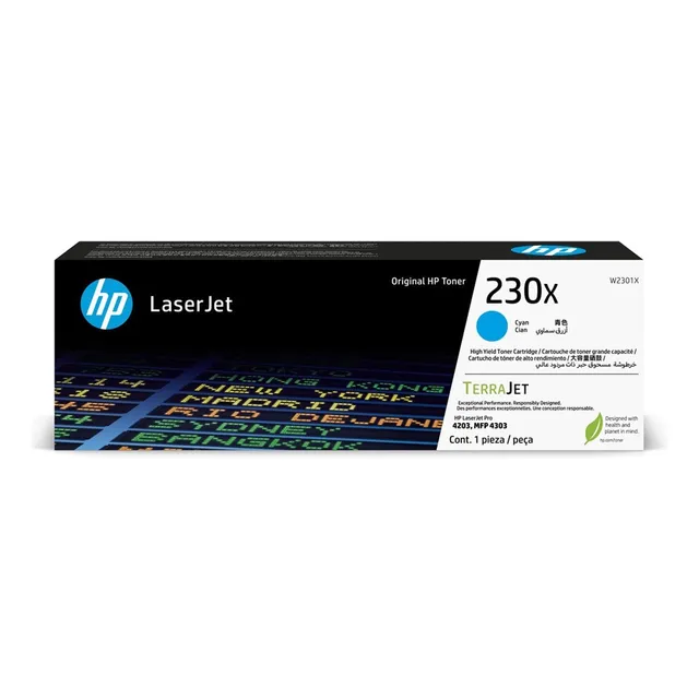 Tóner cian HP W2301x