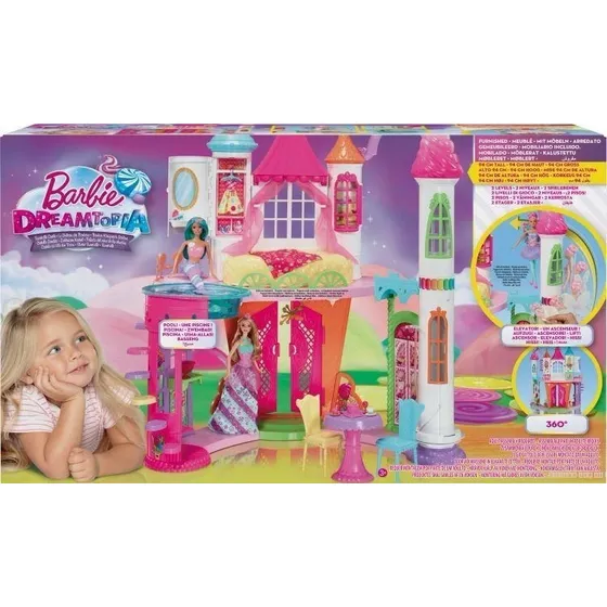 Playset Barbie Castelo Dos Doces Dreamtopia Mattel - Lr