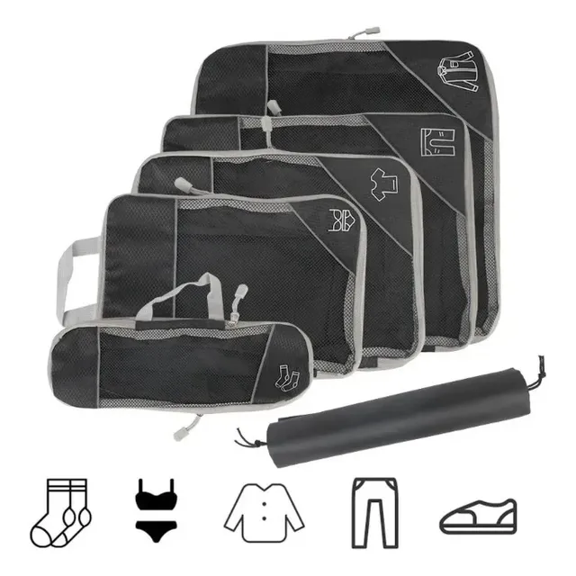 Set De Maletas Compresión Para Viajes , Ropa Organizador