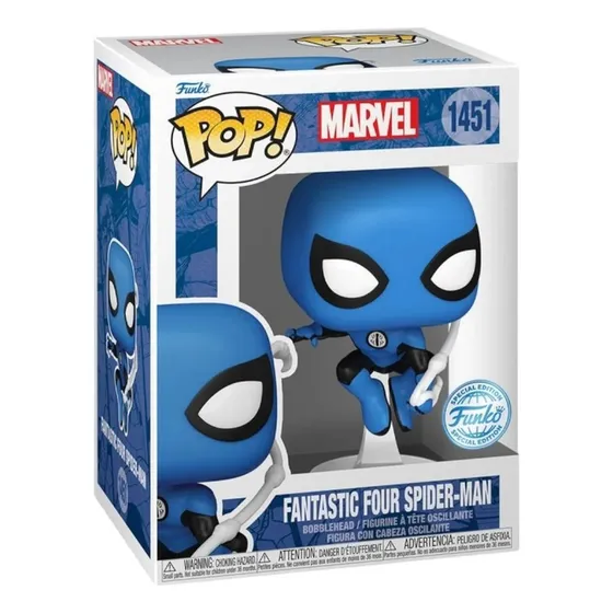 Funko Pop! Fantastic Four - Spider-Man Traje Azul #1451