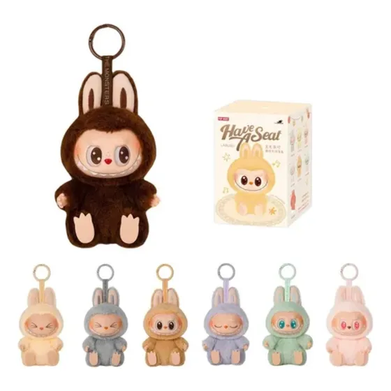 Labubu Monsters Sorpresa Muñeco Have Seat Colección Llavero