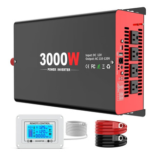 Inversor De Potencia De 3000 W, 12 V Cc A 110 V Ca Inversor Inversor De Potencia De 3000 W, 12 V Cc A 110 V Ca Inversor