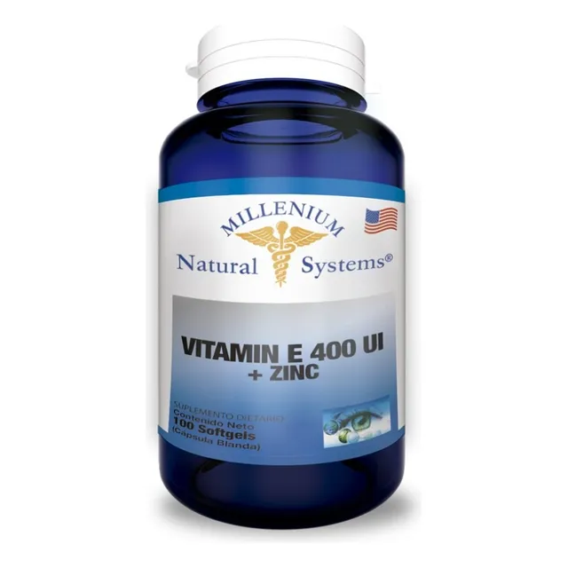 Vit E 400 Ui Zinc 100 Sg Natural Sy - Unidad a $622