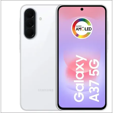 Celular Samsung Galaxy A37 5g 128gb, 6gb Ram, Câmera Tripla 50mp, Super Amoled 6.7 , Recursos Ai - Branco