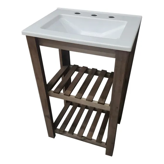 Vanitory 50cm Diseño Nordico + Bacha Mueble Hogar Oferta